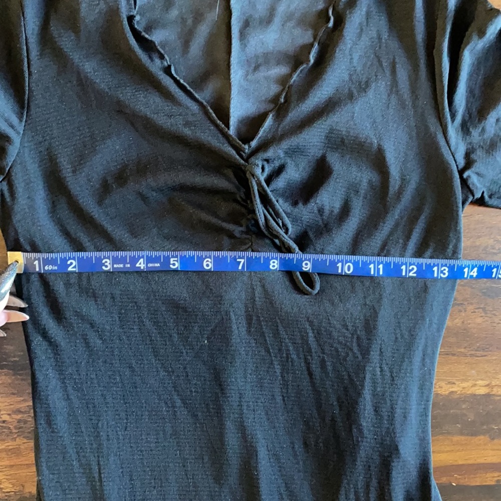 Vintage 90s Little Black Dress - Mesh, Lined - Picture 5 of 11